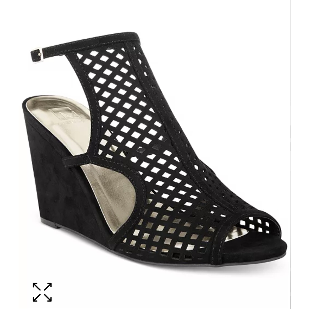 Material Girl Kinzley Peep Toe Ankle Strap Sandals